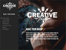 Tablet Screenshot of creativetrek.com